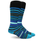 Stripe Cotton Blue Socks