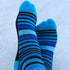 Stripe Cotton Blue Socks