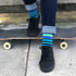 Stripe Cotton Blue Socks