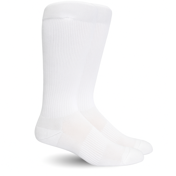 Solid White Cotton - Medical Compression Socks
