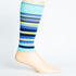 Stripe Navy + Teal Cotton Compression Sleeve