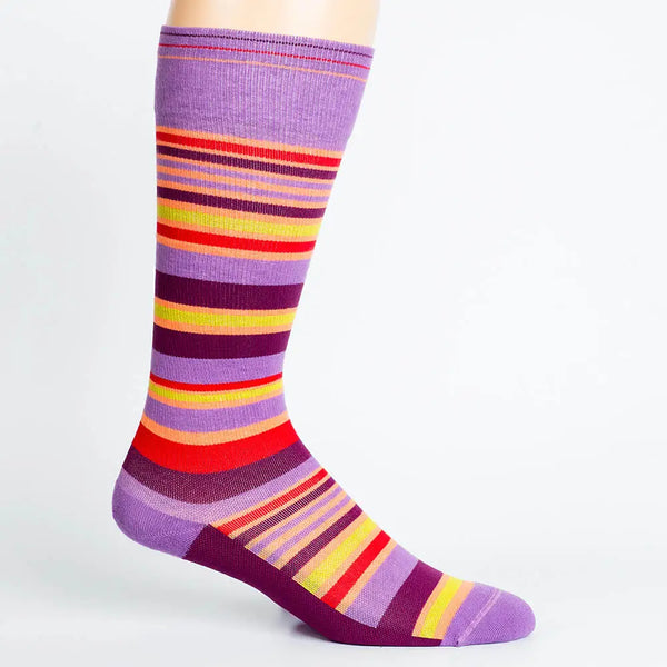 Stripes Purple - Medical Compression Socks