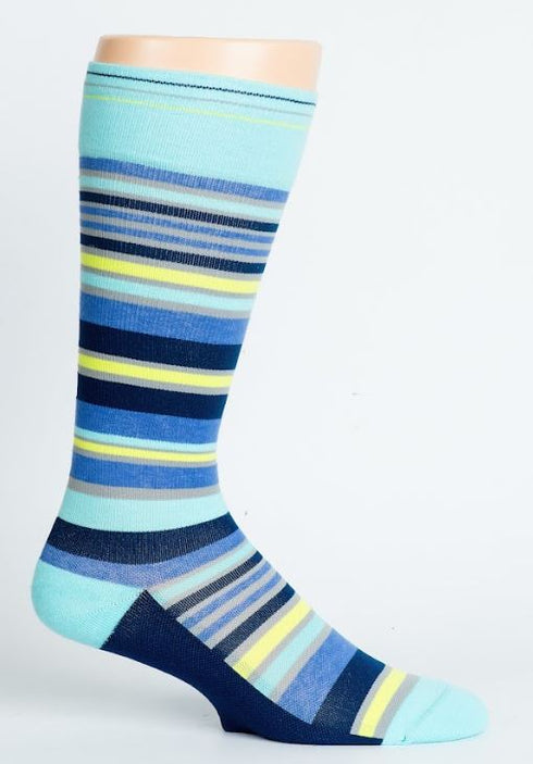 Stripes Navy - Medical Compression Socks