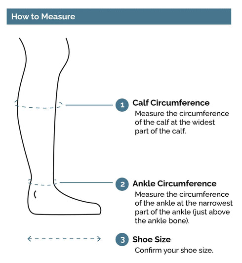 Stripe Navy + Teal Cotton Compression Socks