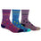 3 Pack - Diabetic Socks - Polka Dot - [Pink, Blue, Purple]