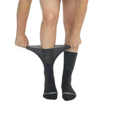 Solid Grey Diabetic Socks thumbnail 4