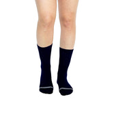 Solid Navy Diabetic Socks thumbnail 3
