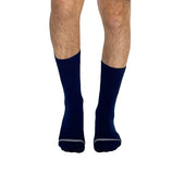 Solid Navy Diabetic Socks thumbnail 5