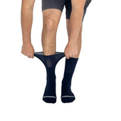 Solid Navy Diabetic Socks thumbnail 4
