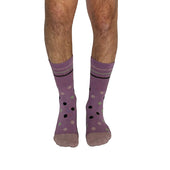 Polka Dots Pink + Black Diabetic Socks thumbnail 5