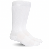 Solid White Cotton - Medical Compression Socks thumbnail 1